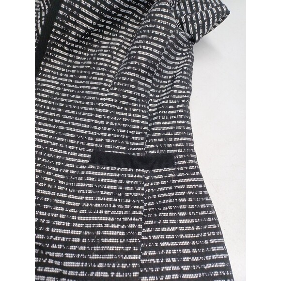 JM Studio by John Meyer Sz 18 Blue White  Long Cardigan Blazer Jacket - Picture 7 of 9